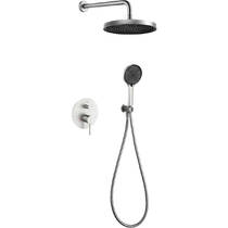 Душова система прихованого монтажу Devit Flow D117125001111BN brushed nickel, фото №2
