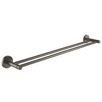 Держатель для полотенец Grohe Essentials 40802AL1 двойной графит темный матовый, фото №2