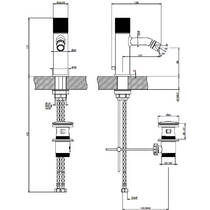 Змішувач для біде Gessi Habito 70607-845 темна бронза матовий, фото №3