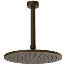 Верхний душ Gessi Ventaglio 63350-845 с держателем темная бронза матовый, фото №2