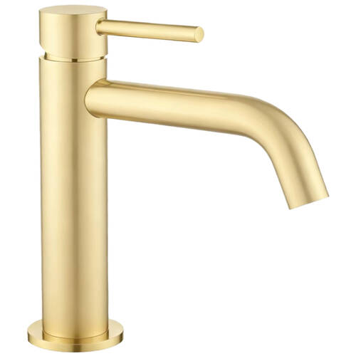 Змішувач для раковини Devit Flow 550534BG brushed gold, фото 2