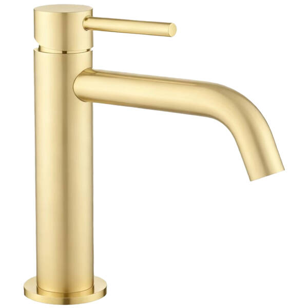 Змішувач для раковини Devit Flow 550534BG brushed gold, фото 2