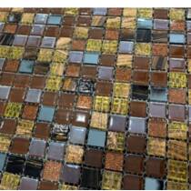 Мозаїка MOZAICO DE LUX V-MOS A25 MARRON GLASS 30х30 см, фото №2