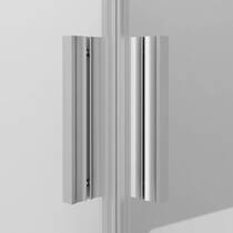 Душевая кабина AM.PM Gem Square Slide W90UG-403-9090MT 90x90 см, прозрачное стекло, профиль матовый хром, фото №5
