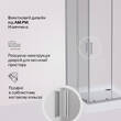 Душова кабіна AM.PM Gem Square Slide W90UG-403-9090MT 90x90 см, прозоре скло, профіль матовий хром, фото 7