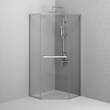 Душевая кабина AM.PM Gem 5-corner Pivot W90UG-405-9090-MT 90x90 см, прозрачное стекло, профиль матовый хром, фото 4