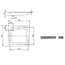 Душевой поддон Kaldewei Sanidusch 396 331100010001 90x90x140, белый глянец, фото №3