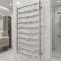 Рушникосушарка водяна Mario  INOX Класік 970х530/500, полірована нержавіюча сталь, фото №1