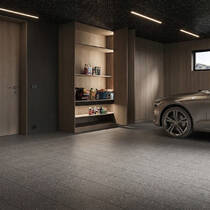 Керамограніт Cersanit Arkasa Teq Graphite 29,7х29,7 см, фото №3