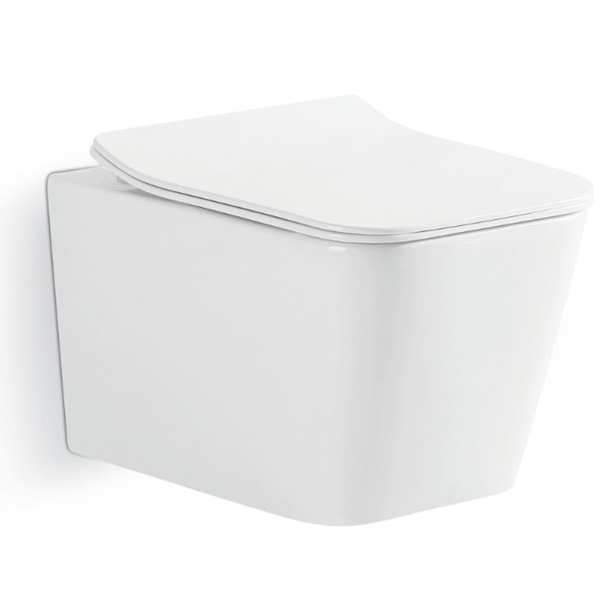 DLI30401111W Linea Підвісний безобідковий унітаз з кришкою soft-close та Vortex Flush, білий (1 сорт)
