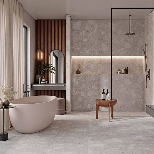 Керамогранит Cersanit Genesis Light Grey Matt Rect 59,8x119,8 см