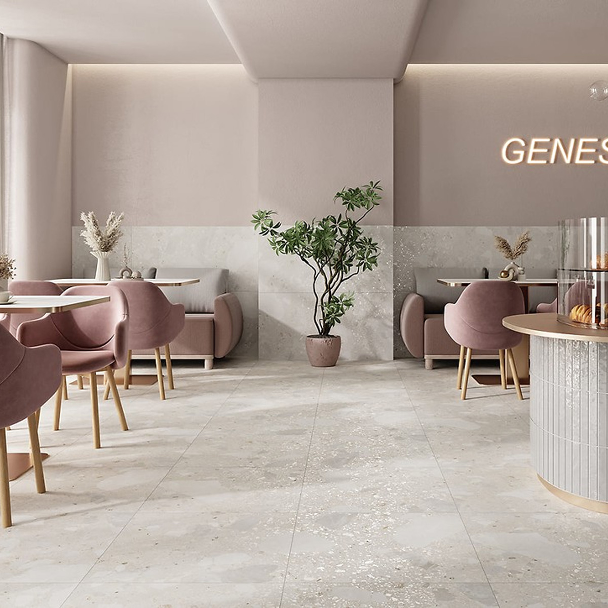 GENESIS CREAM MATT RECT (1 сорт)