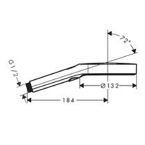 Ручной душ Hansgrohe Rainfinity 130 3jet 26862340 матовый черный хром, фото №2