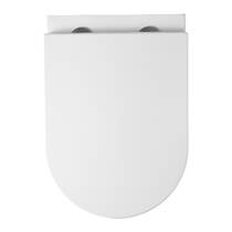 Унітаз підвісний Devit Calma DCA0530111W з кришкою soft-close, білий глянець, фото №5