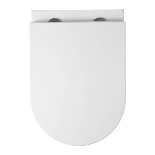 Унитаз подвесной Devit Calma DCA0530111W с крышкой soft-close, белый глянец, фото 5