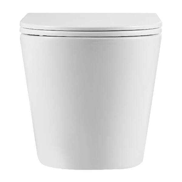 Унитаз подвесной Devit Calma DCA0530111W с крышкой soft-close, белый глянец, фото 3