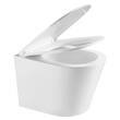 Унитаз подвесной Devit Calma DCA0530111W с крышкой soft-close, белый глянец, фото 7