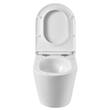 Унитаз подвесной Devit Calma DCA0530111W с крышкой soft-close, белый глянец, фото 9