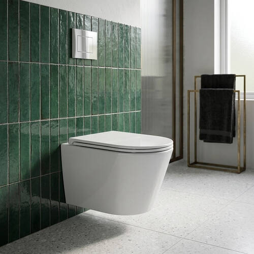 Унітаз підвісний Devit Calma DCA0530111W 515x355x365mm з кришкою