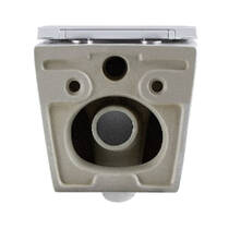 Унітаз підвісний Devit Flow DFL0460111W 490х365х370mm з кришкою soft-close, білий глянець, фото №5