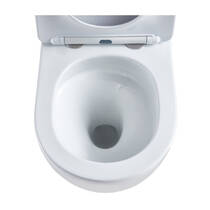 Унітаз підвісний Devit Flow DFL0460111W 490х365х370mm з кришкою soft-close, білий глянець, фото №6