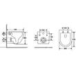 Унітаз підвісний Devit Flow DFL0460111W 490х365х370mm з кришкою soft-close, білий глянець, фото 8