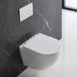 Унітаз підвісний Devit Flow DFL0460111W 490х365х370mm з кришкою soft-close, білий глянець, фото 11