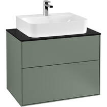Тумба под раковину Villeroy&Boch Finion F09200GM подвесная, оливковый матовый, фото №2