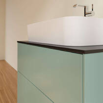 Тумба под раковину Villeroy&Boch Finion F09200GM подвесная, оливковый матовый, фото №4