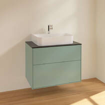 Тумба под раковину Villeroy&Boch Finion F09200GM подвесная, оливковый матовый, фото №1
