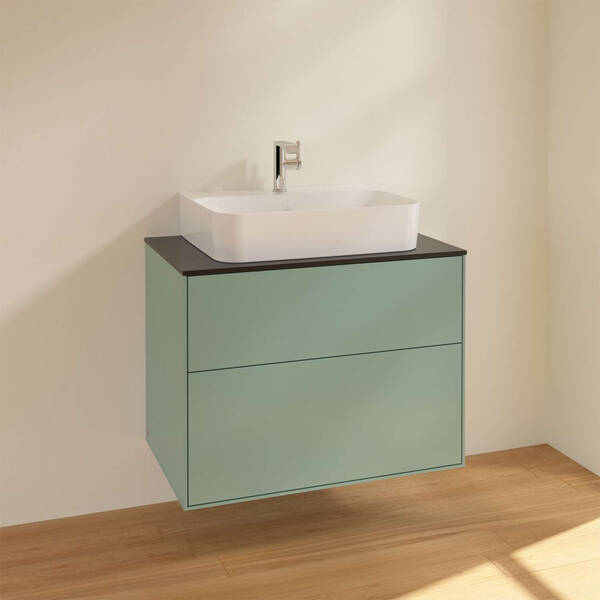 Тумба під раковину Villeroy&Boch Finion F09200GM підвісна, оливковий матовий