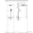 Душова система Hansgrohe Raindance Select S 27133000 з термостатом, фото 2