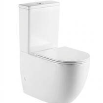 Унітаз-компакт Devit Flow DFL0460211W 630x390x840 mm з кришкою soft-close, Vortex Flush, білий глянець, фото №2