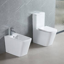 Унітаз-компакт Devit Flow square DFL2170211W 610x365x825мм з кришкою soft-close, Vortex Flush, білий глянець, фото №4