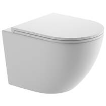 Подвесной унитаз Devit Flow DFL0460111MW 490?365?370 мм с крышкой soft-close, матовый белый, фото №2