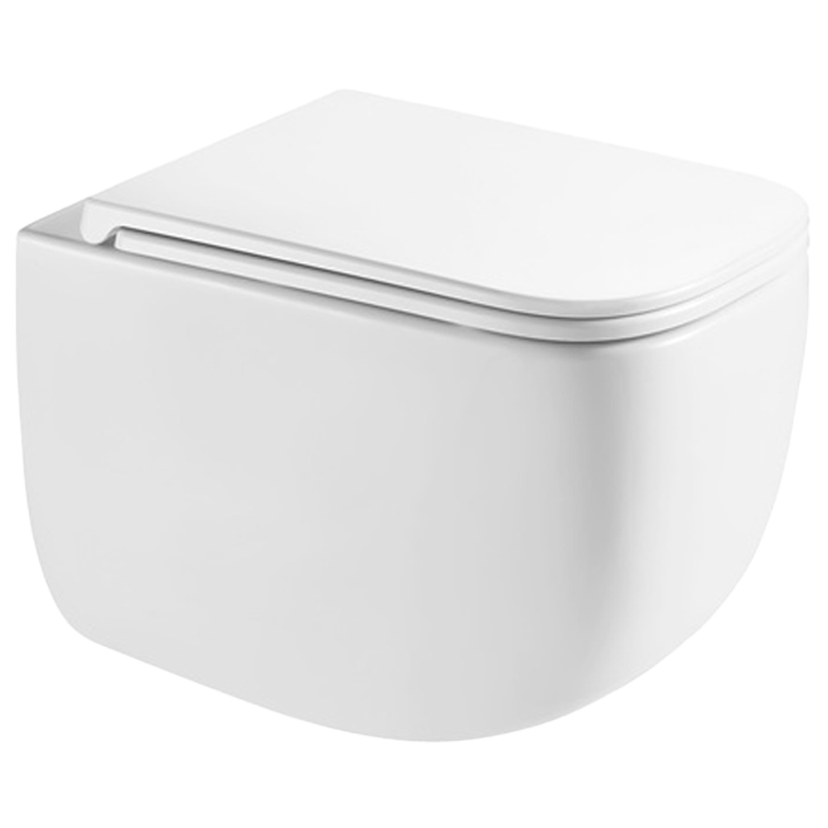 DFO1160111W Forma Унітаз підвісний 480x340x350mm з кришкою soft-close, Vortex Flush, білий глянець (1 сорт)