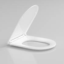 Крышка для унитаза Devit DFL0460111W / DFL0460211W / DUN0930111W с soft-close механизмом, белый глянец, фото №1
