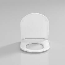 Крышка для унитаза Devit DFL0460111W / DFL0460211W / DUN0930111W с soft-close механизмом, белый глянец, фото №2