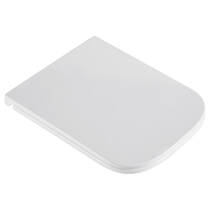 Крышка для унитаза Devit DFL0520111W / DFL2170211W / DFO1160111W с механизмом soft-close, белый глянцевый, фото №4