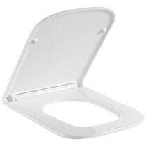 Крышка для унитаза Devit DFL0520111W / DFL2170211W / DFO1160111W с механизмом soft-close, белый глянцевый, фото №2