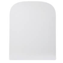 Крышка для унитаза Devit DFL0520111W / DFL2170211W / DFO1160111W с механизмом soft-close, белый глянцевый, фото №5