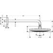 Верхній душ Hansgrohe Raindance Select 26466000, фото 2