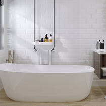 Плитка Golden Tile Metrotiles Белый 460S51 10x20 см, фото №3