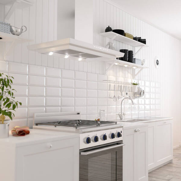 Плитка Golden Tile Metrotiles Білий 460S51 10x20 см