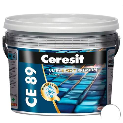 Заполнитель для швов Ceresit CE 89 Ultraepoxy Premium 2,5 кг №801 белый, фото 2