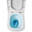 Унітаз підвісний Devit Flow square DFL0520111W безобідковий з кришкою soft-close та Vortex Flush, білий глянець, фото 14