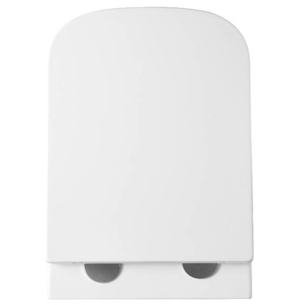 Унітаз підвісний Devit Flow square DFL0520111W безобідковий з кришкою soft-close та Vortex Flush, білий глянець, фото 9