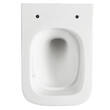 Унітаз підвісний Devit Flow square DFL0520111W безобідковий з кришкою soft-close та Vortex Flush, білий глянець, фото 12