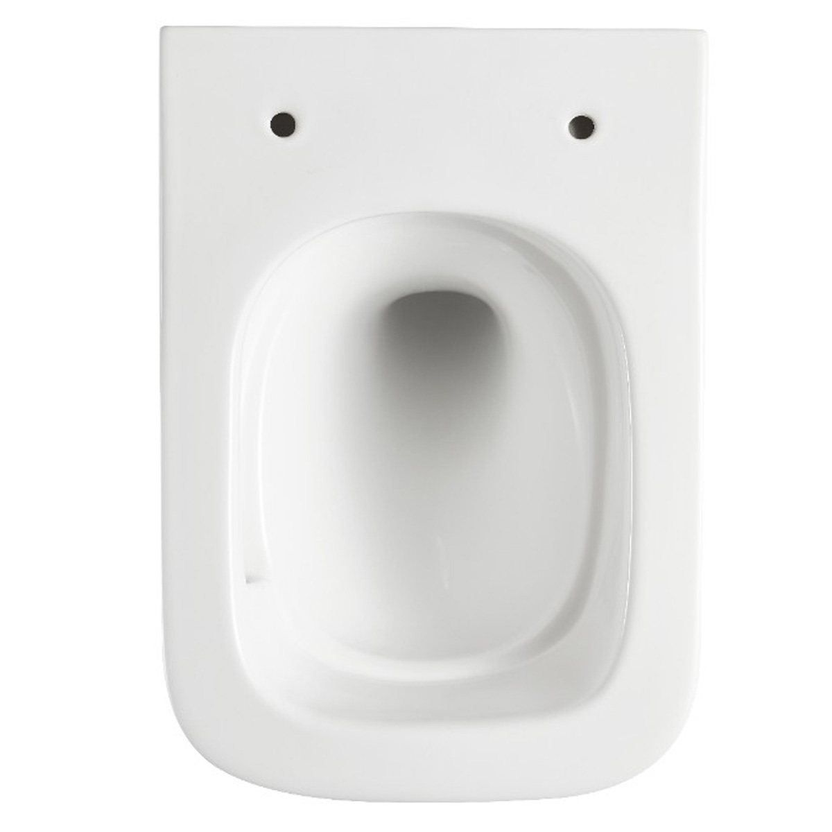 DFL0520111W Flow square Підвісний безобідковий унітаз з кришкою soft-close, Vortex Flush, білий глянець (1 сорт)
