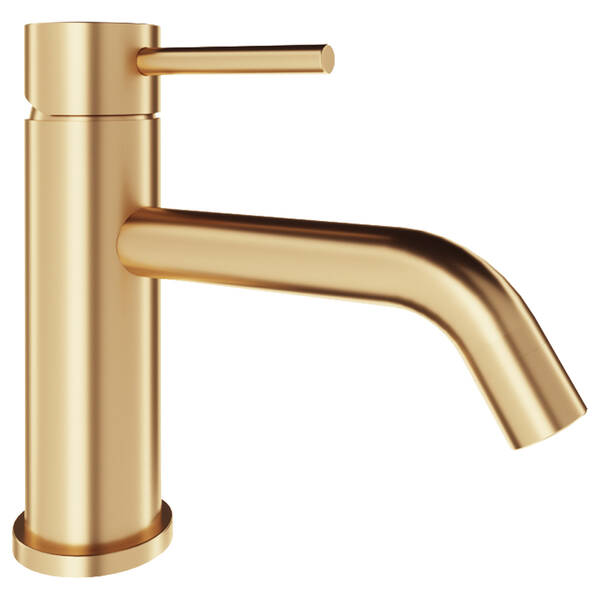 Змішувач для раковини Devit Flow 550547BG, brushed gold - купити в